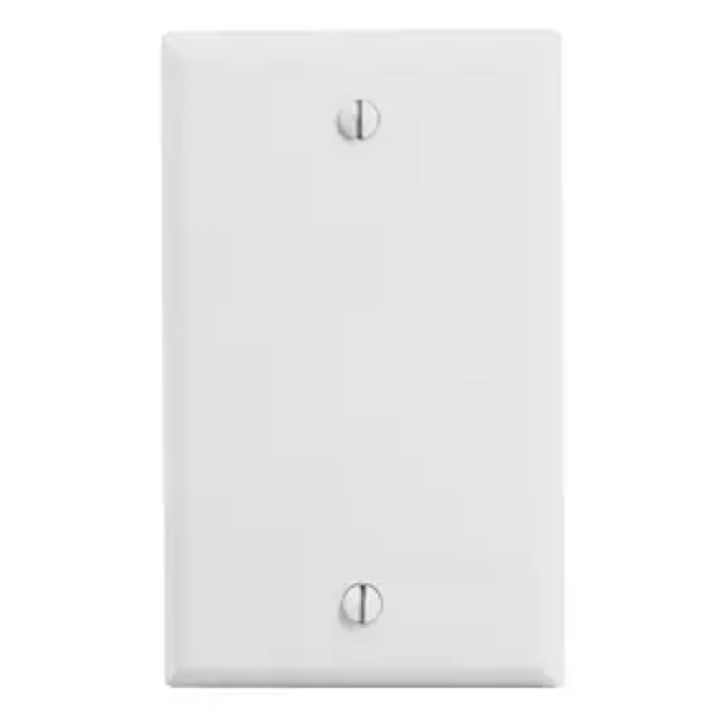 Leviton Blank Wall Plate White